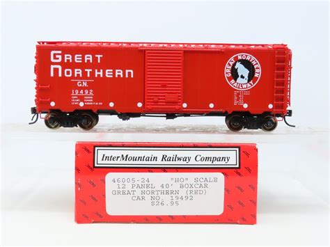 great northern 40 steel box car 50159|40 ft box car.